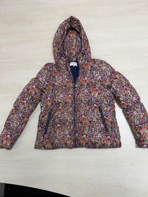 Helen Steele x Dunnes Stores Multi Coloured Speckle Puffer Coat - Size Small