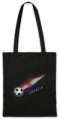 Croatia Football Comet I Stofftasche Einkaufstasche Flagge Fußball Kroatien