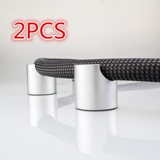 2PCS Audio Speaker Cables Stand Power Cord Riser HiFi Wire Holder Support Backet
