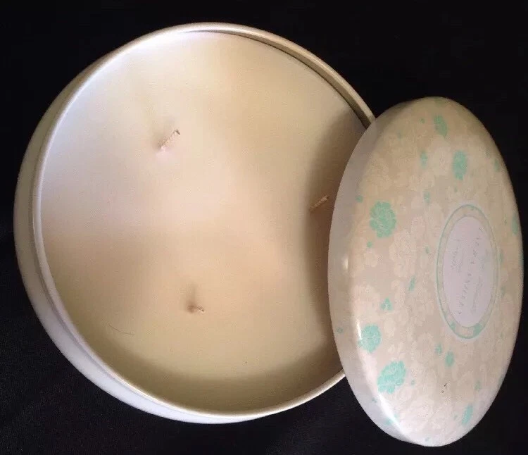 12 Oz Three Wick Tin Candle (Laura Ashley Cafe Vanilla) - Image 2 of 3