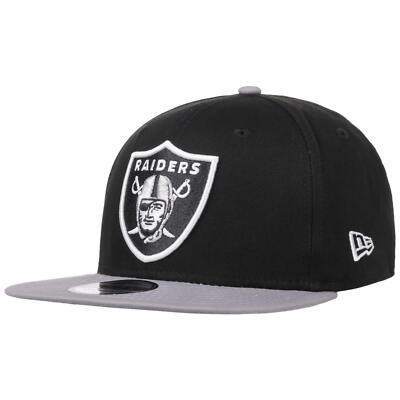 NEW ERA 9Fifty Team Patch Raiders Cap Basecap Baseballcap Flat Brim NFL-Cap Las