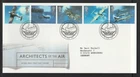 GREAT BRITAIN UK 1997 British AIRCRAFT DESIGNERS set of 5 on FDC