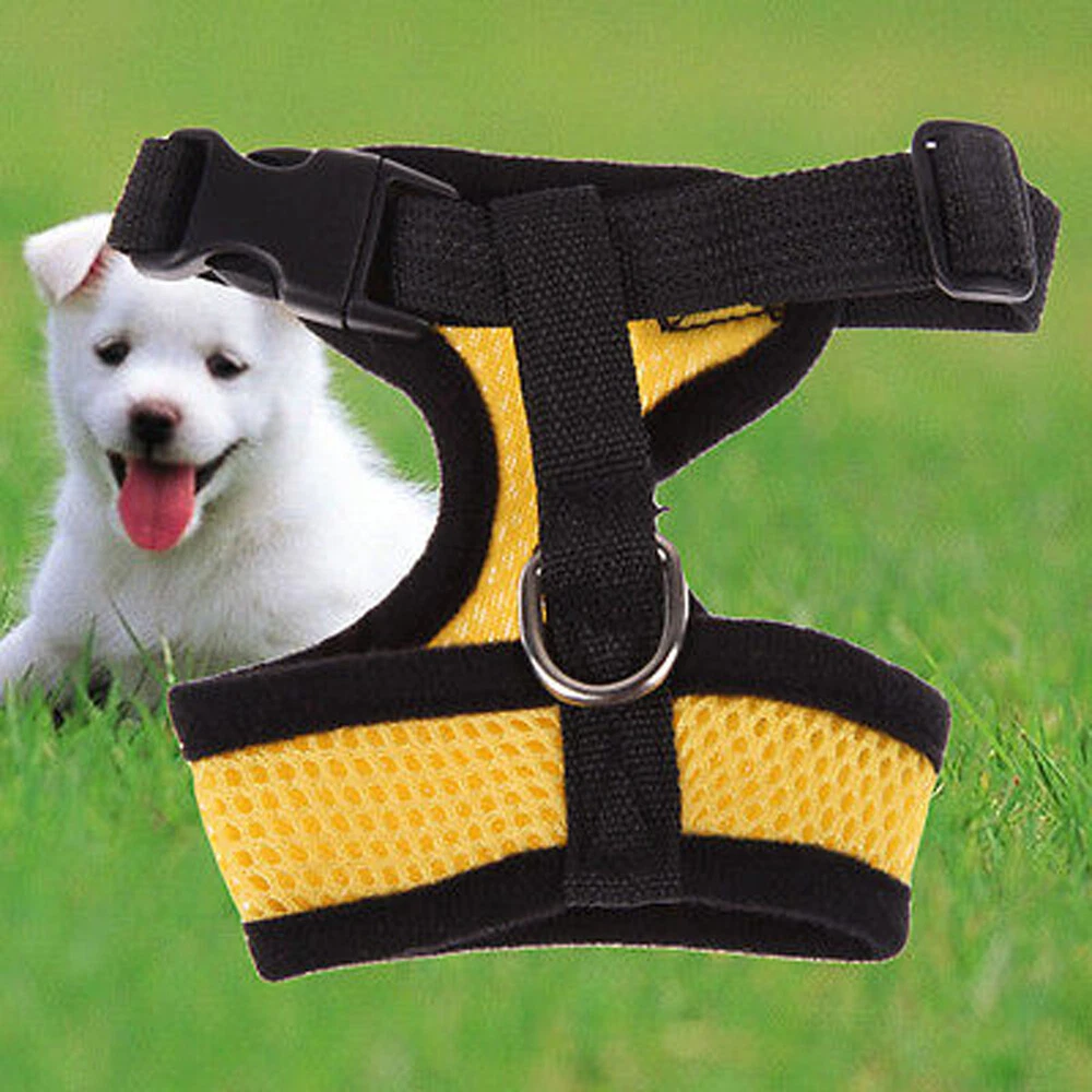 Dog Harness Puppy Adjustable Safety Mesh Vest Chest Straps Pet Outdoor Supplies~