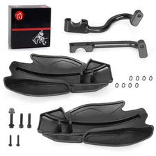 2 Hand Guards & Bracket Mount Kit For Polaris Sportsman 400 450 570 800 850 1000