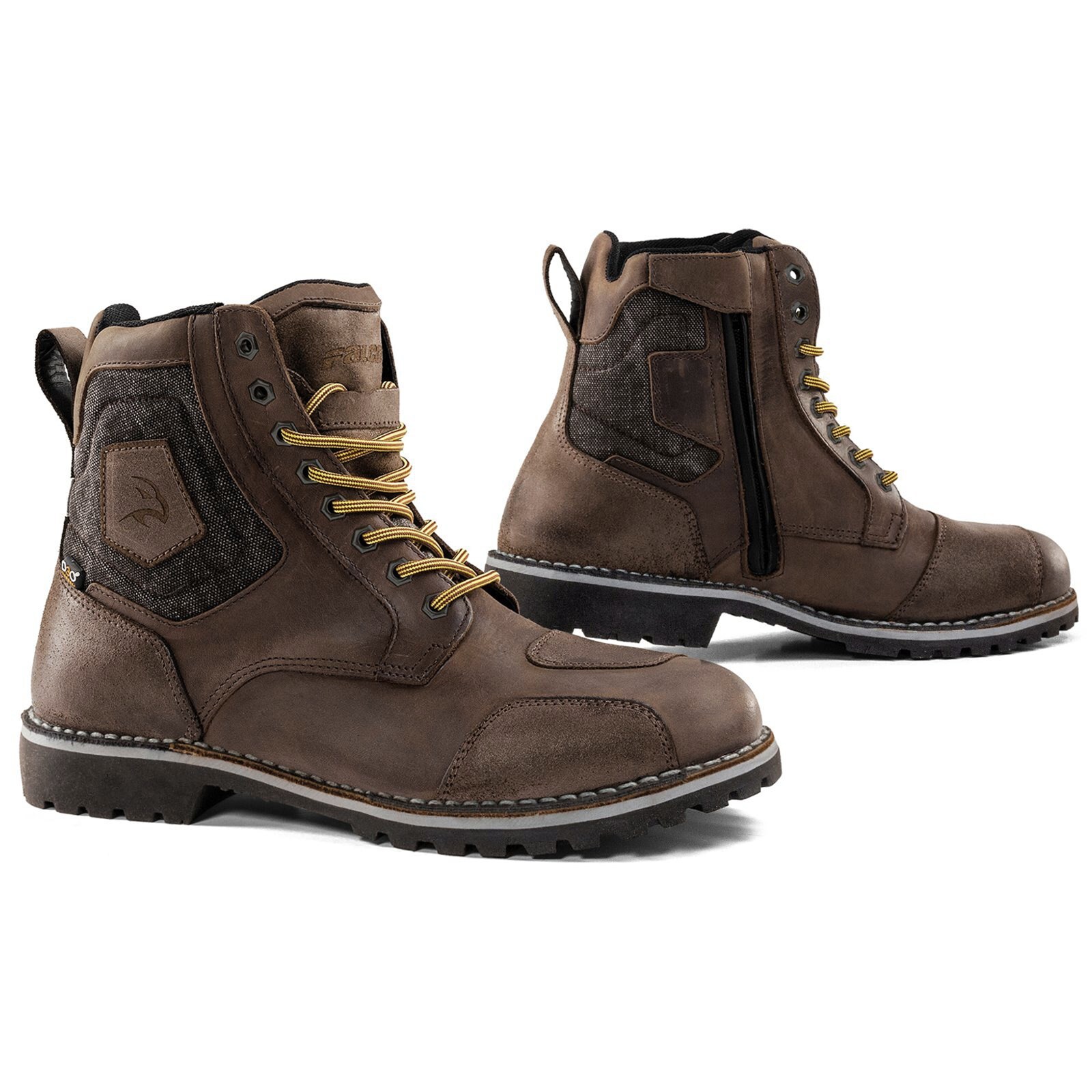 Falco Motorcycle Shoes Size 47 Ranger 2 Waterproof Motorcycle Boots Dark Brown
