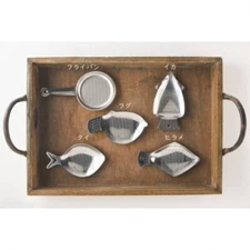 Japanese Made Fish Squid Puffer Garlic Ginger Grater Stainless Steel Baby Kids