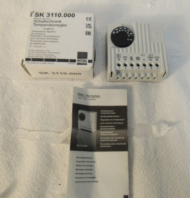 RITTAL SK3110 Enclosure Thermostat Temperature Regulator 5-60*C
