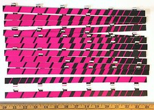 12pc Aurora AFX Slot Car DROP IN FENCE Decor Retainer Guard Rail LAZER 2000 MOD 