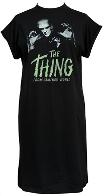 The Thing from another world Damen Horror High Neck T-Shirt Kleid Sci-Fi