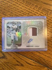 2019 Panini Legacy Football Damien Harris Futures Rookie Patch Auto Read Desc