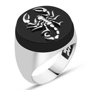 Scorpion Turkish 925 Sterling Silver Black Onyx Stone Men Ring All Size Usa Ebay