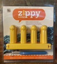 New Authentic ZIPPY LOOM Knitting Board KB (Make a Scarf in Minutes) Easy Instr.