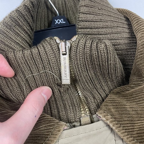 BURBERRY London Wax Field Jacket Cappotto Velluto a coste Collo Nova Check ADULTO XL - LEGGI - Foto 15 di 24