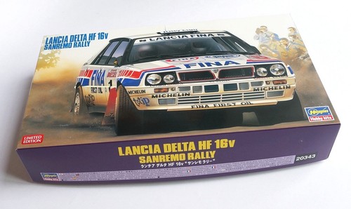 HASEGAWA 1/24 Lancia Delta HF 16V 1991 Sunremo rally #20343 limited model kit - Picture 2 of 12
