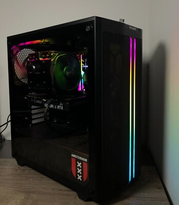 Gamer PC Komplett Set/RTX3060 12GB/Ryzen 7/64GB RAM/1TB SSD/4TB HDD/WIFI/BT
