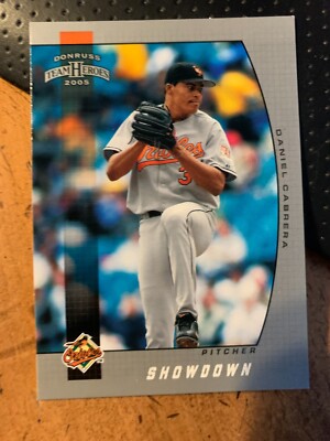 2005 Donruss Team Heroes Showdown Silver #342 Daniel Cabrera - #'d/50
