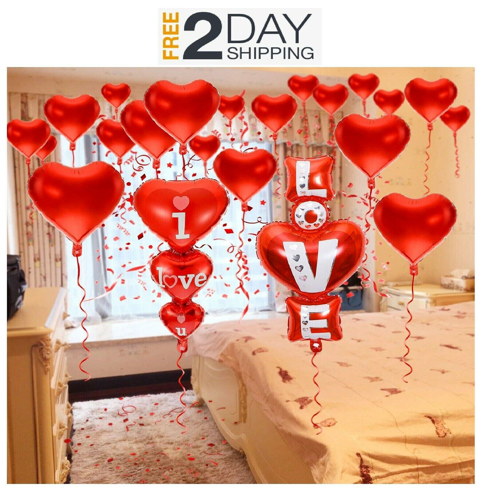 Kit Decoracion San Valentin Amor Globos B81