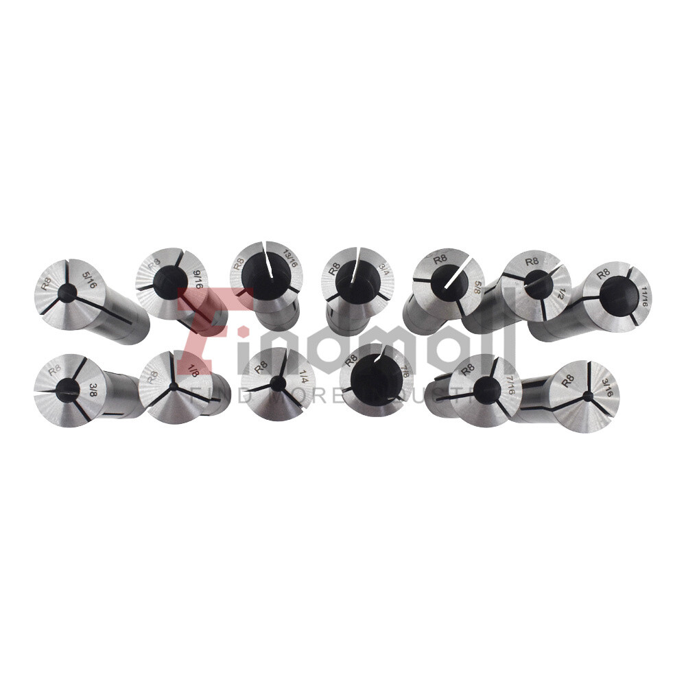Mill Chuck Holder R8 Collet Set 13Pc 1/8-7/8" High Precision for Bridgeport.0006
