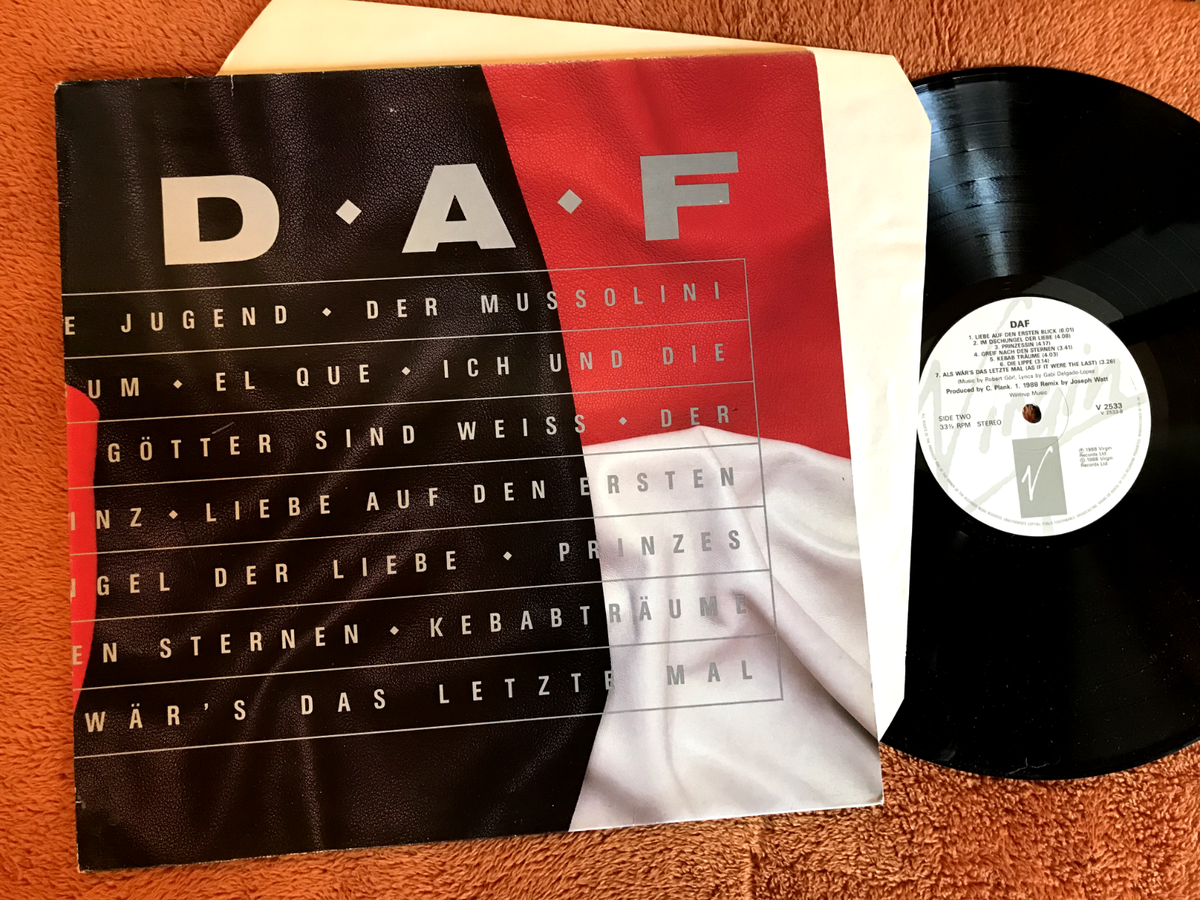 Deutsch Amerikanische Freundschaft DAF lp v2533 1988 industrial