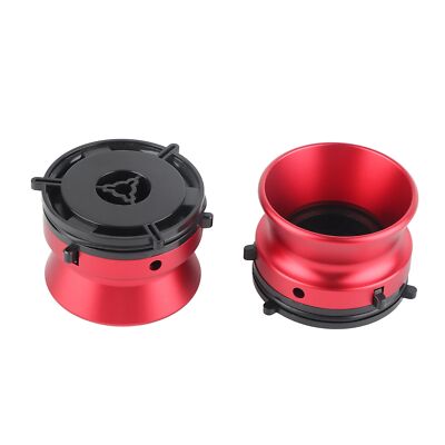 Red 1 Pair NAB Hub Adapters Professional Polished 10in Opener For