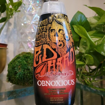 Ed Hardy Obnoxious Extreme Bronzer Tingle Tanning Lotion Bronzing Tanner 10oz