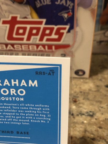 Donruss 2020 clasificación óptica firmas de novato automático #RRS-AT Abraham Toro Mariners - Imagen 15 de 17
