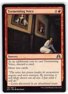 Tormenting Voice *PLAYSET* Magic MtG x4 Shadows over Innistrad SP