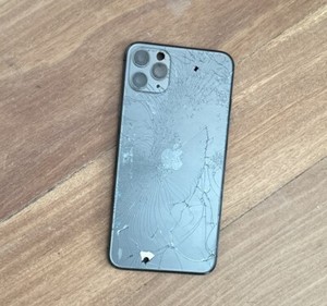 Original Apple iPhone 11 Pro Max Gehäuse Rahmen Glasbruch Für Refurbisch Schwarz