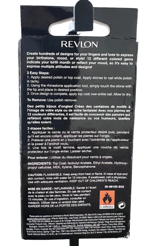 Revlon NailJewels Glue-On Artificial Nails Jewels with Glue – Birthstone & Mood - Image 2 of 2