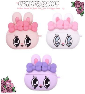 APPLE AIRPODS PRO/Pro 2G case Wireless Chg - Esther Bunny in Pink