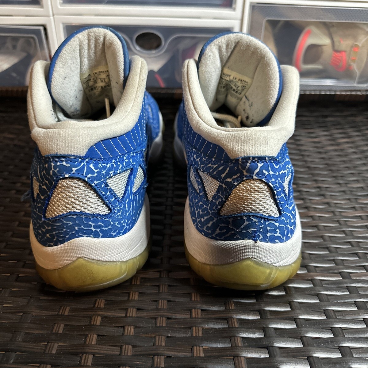Nike Air Jordan 11 XI Retro Low IE Argon Blue Size 14 Pre