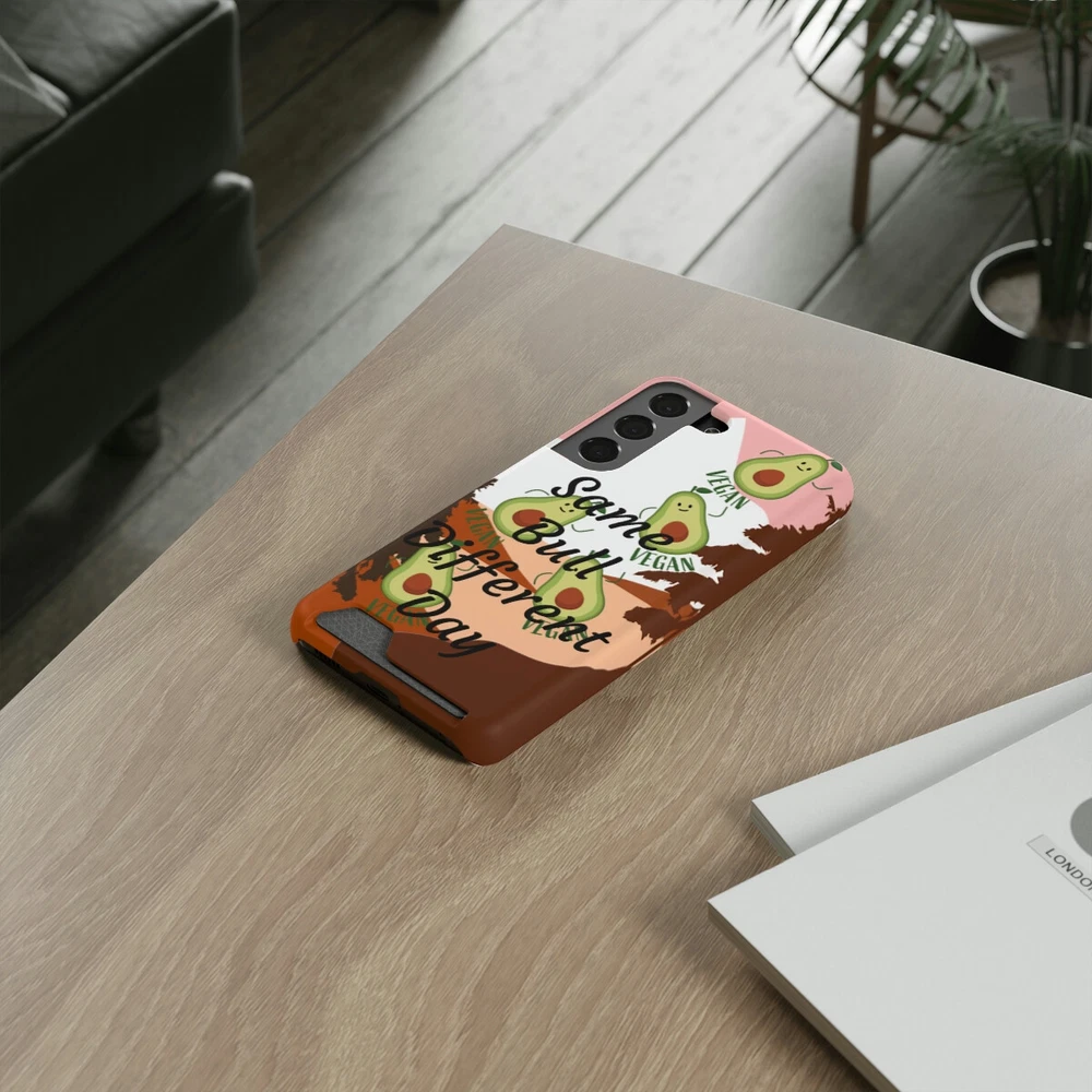 Slim Protective Phone Case with Built-in Card Holder  