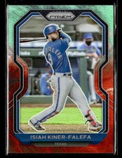 2021 Panini Prizm #15 Isiah Kiner-Falefa Cosmic Haze Prizm card