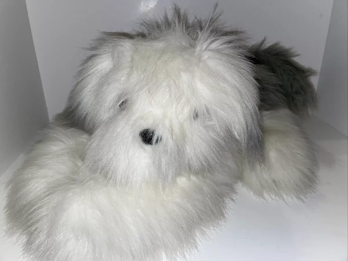 Plush Dog Bobtailold English Shepherd 