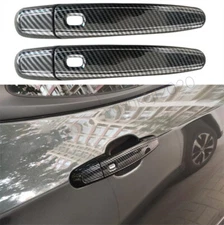 For Chevrolet Camaro 2016-2022 Carbon Fibre ABS Exterior Door Handle Cover Trim
