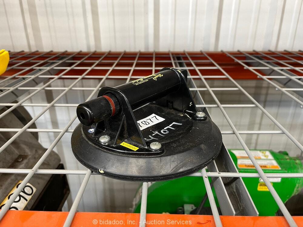 2015 Power Grip N4000 8" Industrial Glass Suction Cup Manual Handle