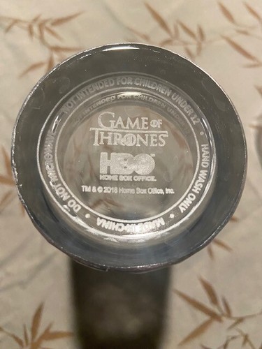 HBO Game of Thrones 16 oz Pint Glasses with Platinum Bases-2016-Previously Owned - Picture 12 of 18