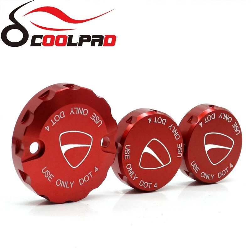 Cubierta de depósito de líquido de embrague de freno delantero trasero para DUCATI Monster 1100/1200 S/R Foto 4 de 4