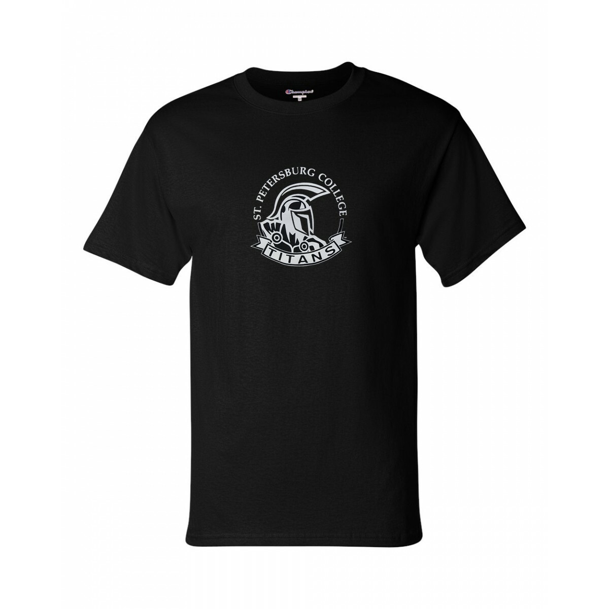 Petersburg College Men's Titans Champion T-Shirt, Black