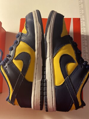 Nike Dunk Low (PS) Varsity Maize/Midnight Navy/White