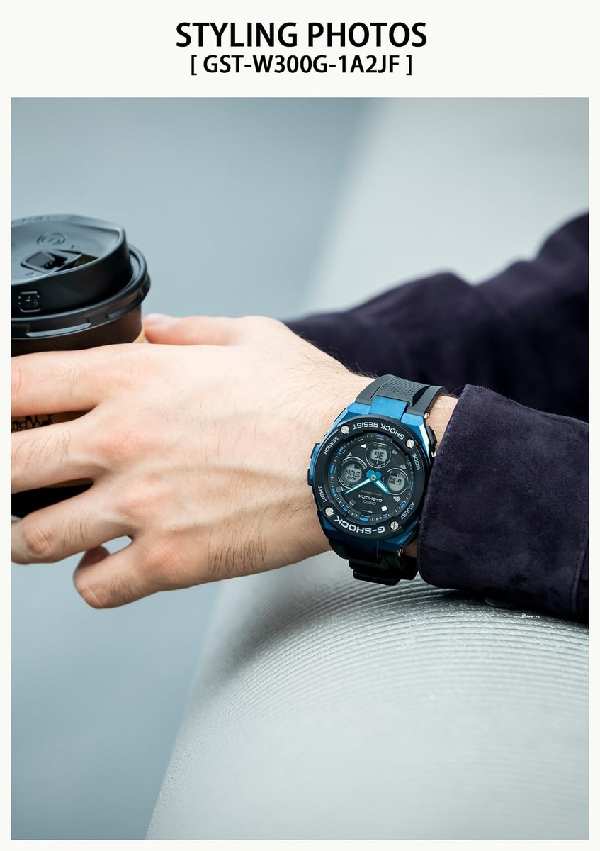 CASIO G- SHOCK G-STEEL Mid Size Series GST-W300-1AJF for men