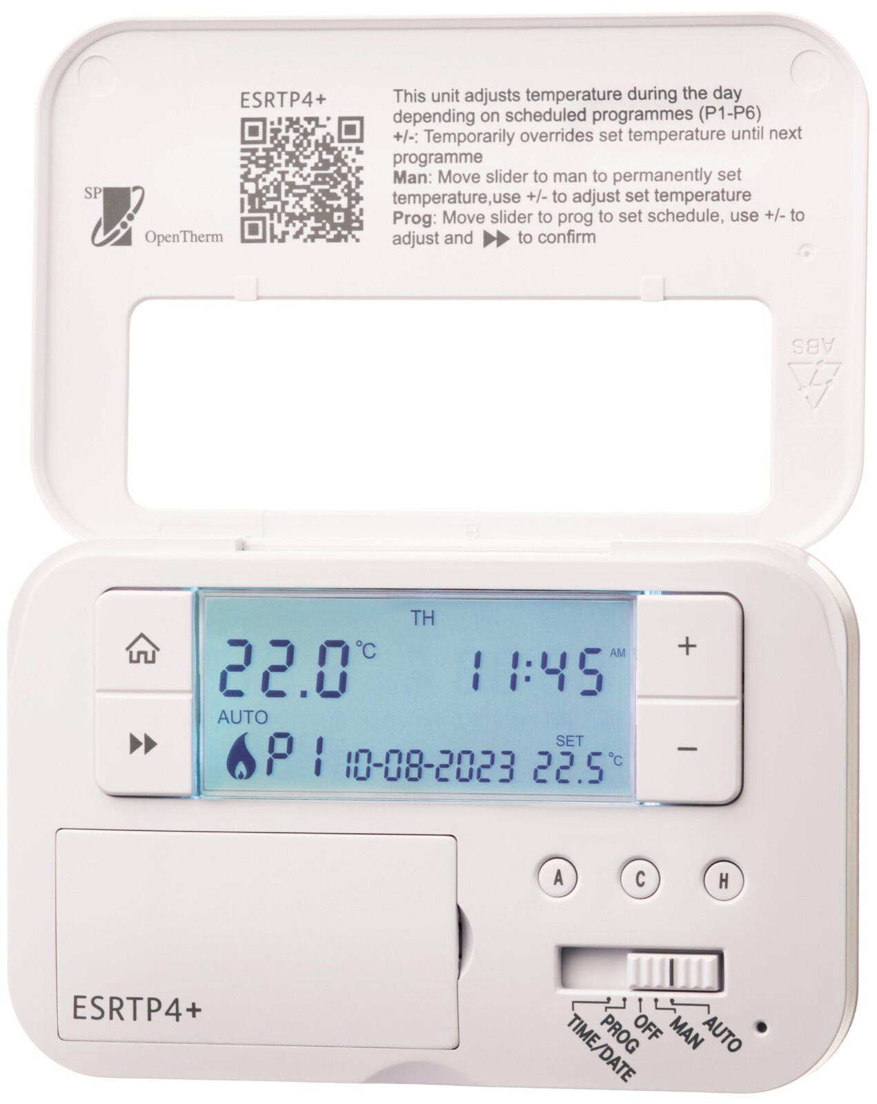 Wired Digital Programmable Thermostat ESI ESRTP4+ Combi Boiler Energy Saving