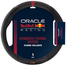 FOR Kia Carens Red Bull Racing Steering Wheel Cover Universal Fit Power Bar