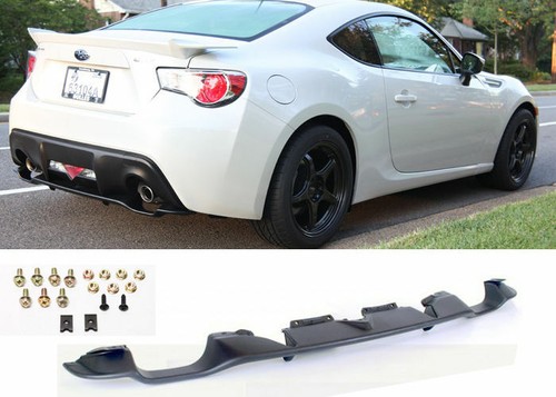 Fit 13-18 Subaru BRZ Scion FR-S Rear Aero Kit Black ABS Rear Diffuser ...