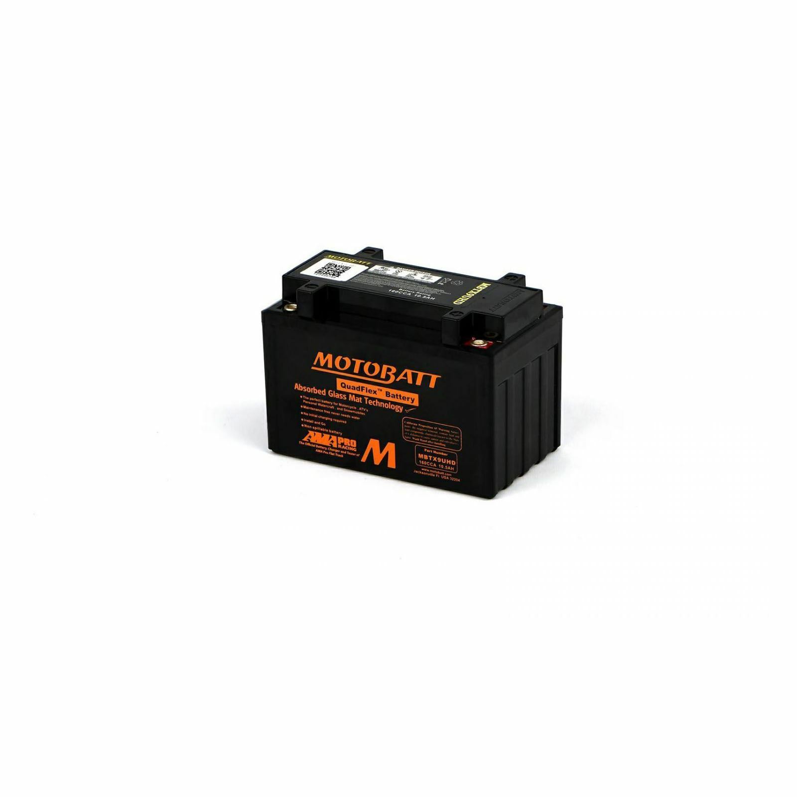 Motobatt MBTX9UHD AGM Motorcycle Battery for Honda VTR 1000 F Firestorm 97-05