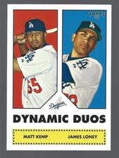 2006 Topps '52 Baseball Dynamic Duos Matt Kemp James Loney Dodgers #DD12 NRMT