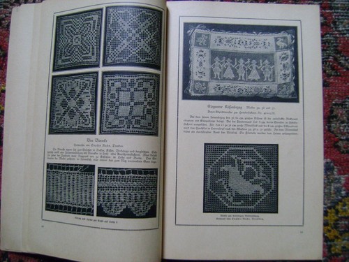 FILET ARBEITEN LAVORI QUADERNO I passaggi lavorati di Marie Niedner 1929 - Foto 5 di 7