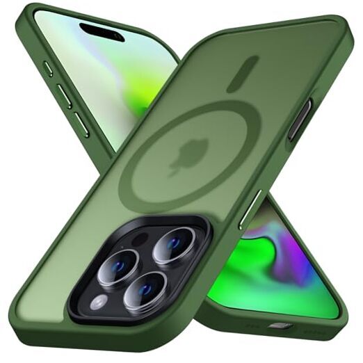 Designed for Case, [Compatible with Magsafe] Super Soft iPhone 16 Pro Green
