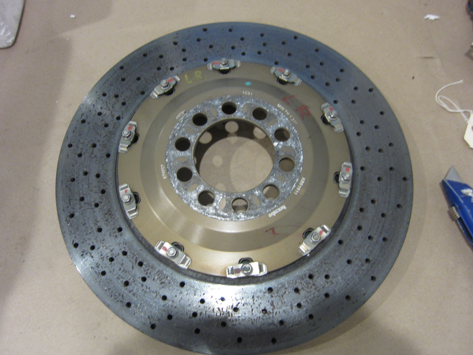 Ferrari 458 Rear Brake Disc. Carbon Ceramic..Part#271703