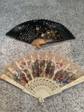 Vintage Hand Fans lot 2